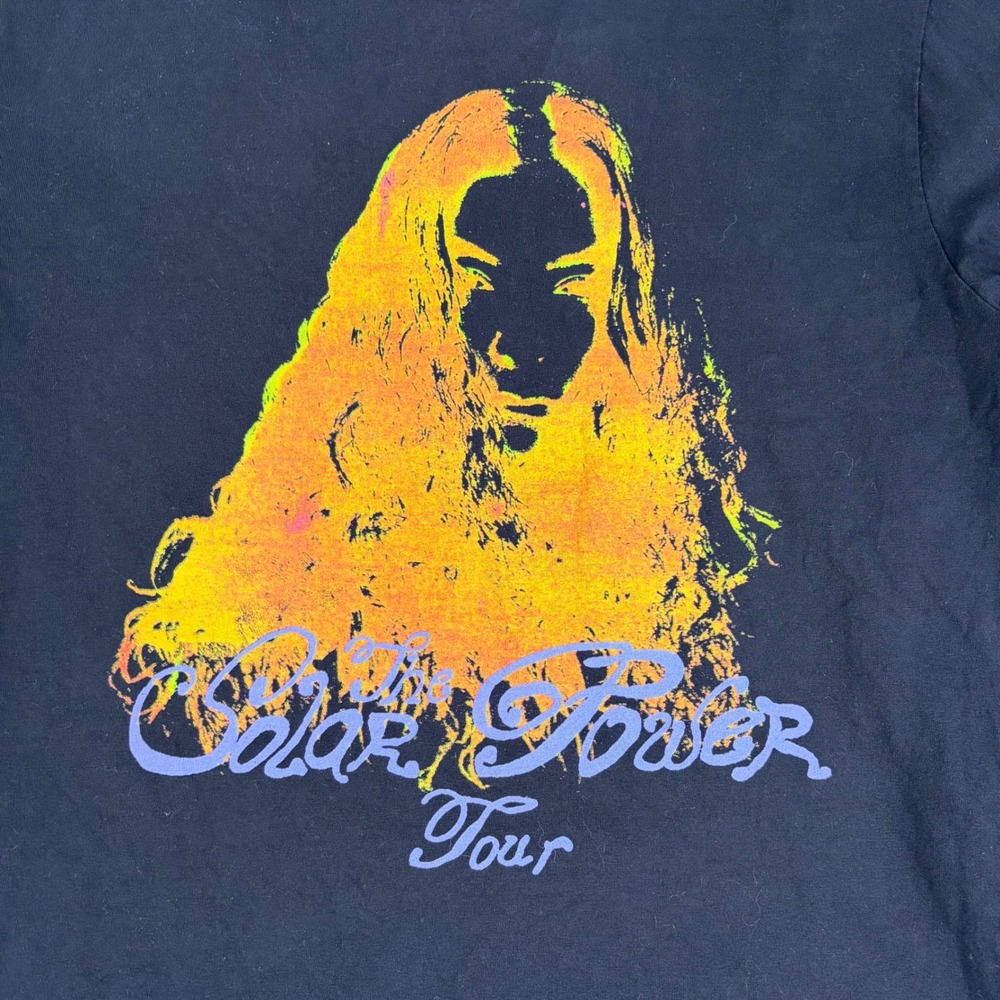 Lorde Solar Power Tour Long‎ Sleeve Shirt Black Graphic Concert Merch Size M - Picture 2 of 6